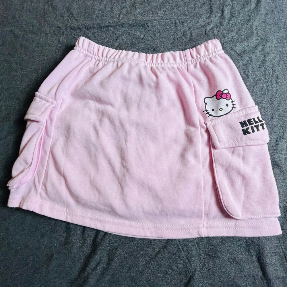 Kids Hello Kitty Pink Skort Size 5/6 Shorts Skirt with Pockets